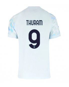 Inter Milan Marcus Thuram #9 Maglia Gara Trasferta Repliche 2025-26 Maniche Corte
